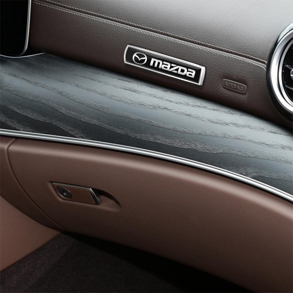 Car Metal Emblem Car Body Fender Trunk Decoration Stickers Accessories For Mazda 3 Alexa Atenza CX-30 CX30 CX5 CX-5 CX8 CX9 CX4 h5