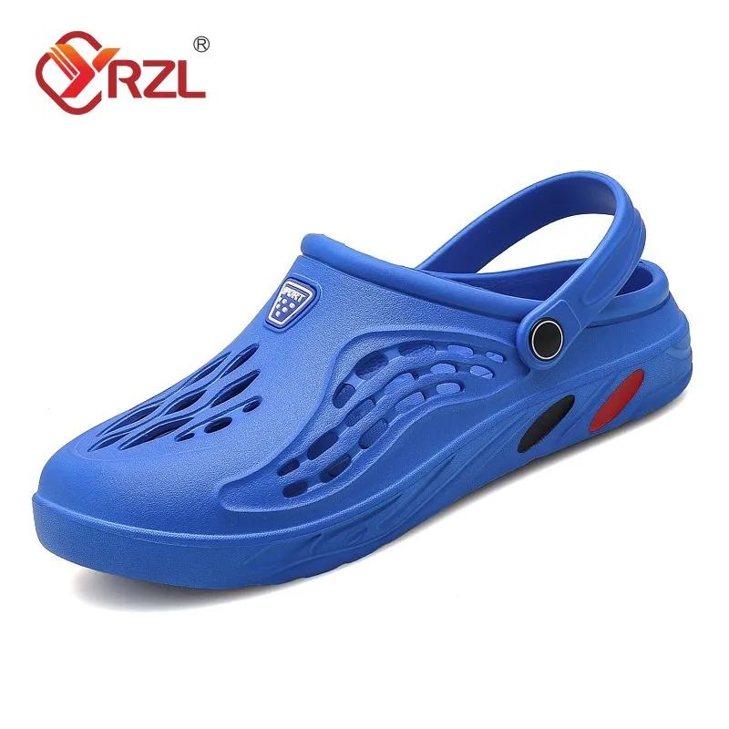 YRZL Sandals Men Soft Non-slip Wear-resistant Casual Mens Sandals Comfortable High Quality Beach Shoes Outdoor Slippers Men