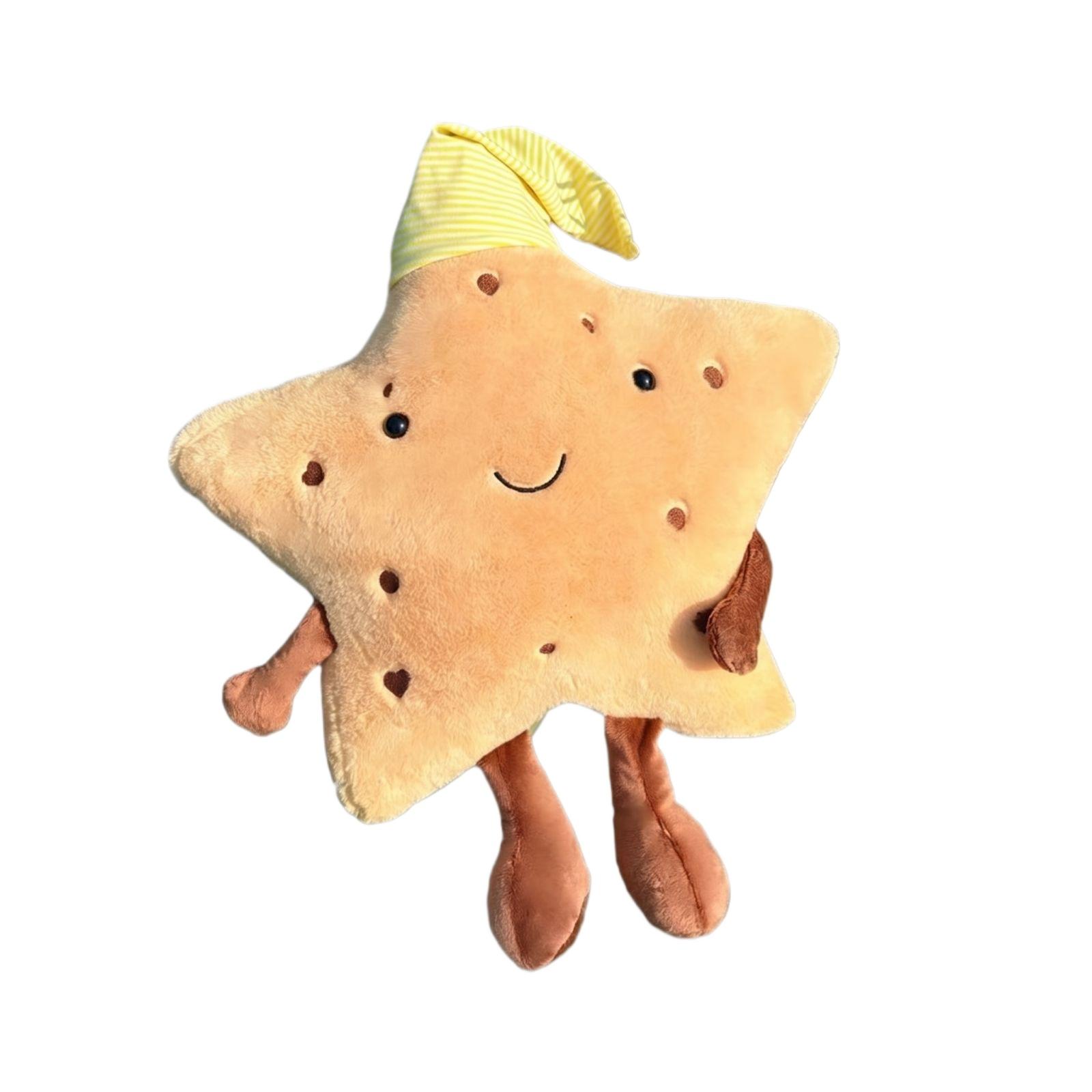 

Cookie Star Plush Pillow One Size оранжевый