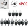 4x Rubber Buffer Set Vibration Damper Silent Block Rubber Metal Buffer M5 M6 M8