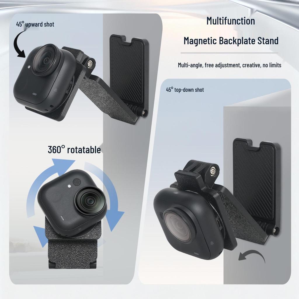 Magnetic Quick-Release Adjustable Mount for Insta360 GO Camera