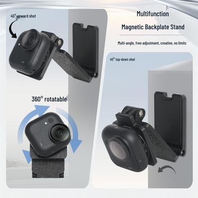Magnetic Quick-Release Adjustable Mount for Insta360 GO Camera