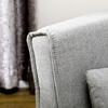 Sleeper Chair, 6-Level Adjustable Backrest, Linen Look, up to 150 kg, Light Grey