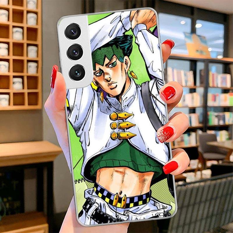 JoJo Bizarre Adventure Rohan Kishibe Cover Phone Case For Samsung Galaxy S26 S25 Edge S24 Ultra S23 S22 Plus S21 S20 FE Soft Fun