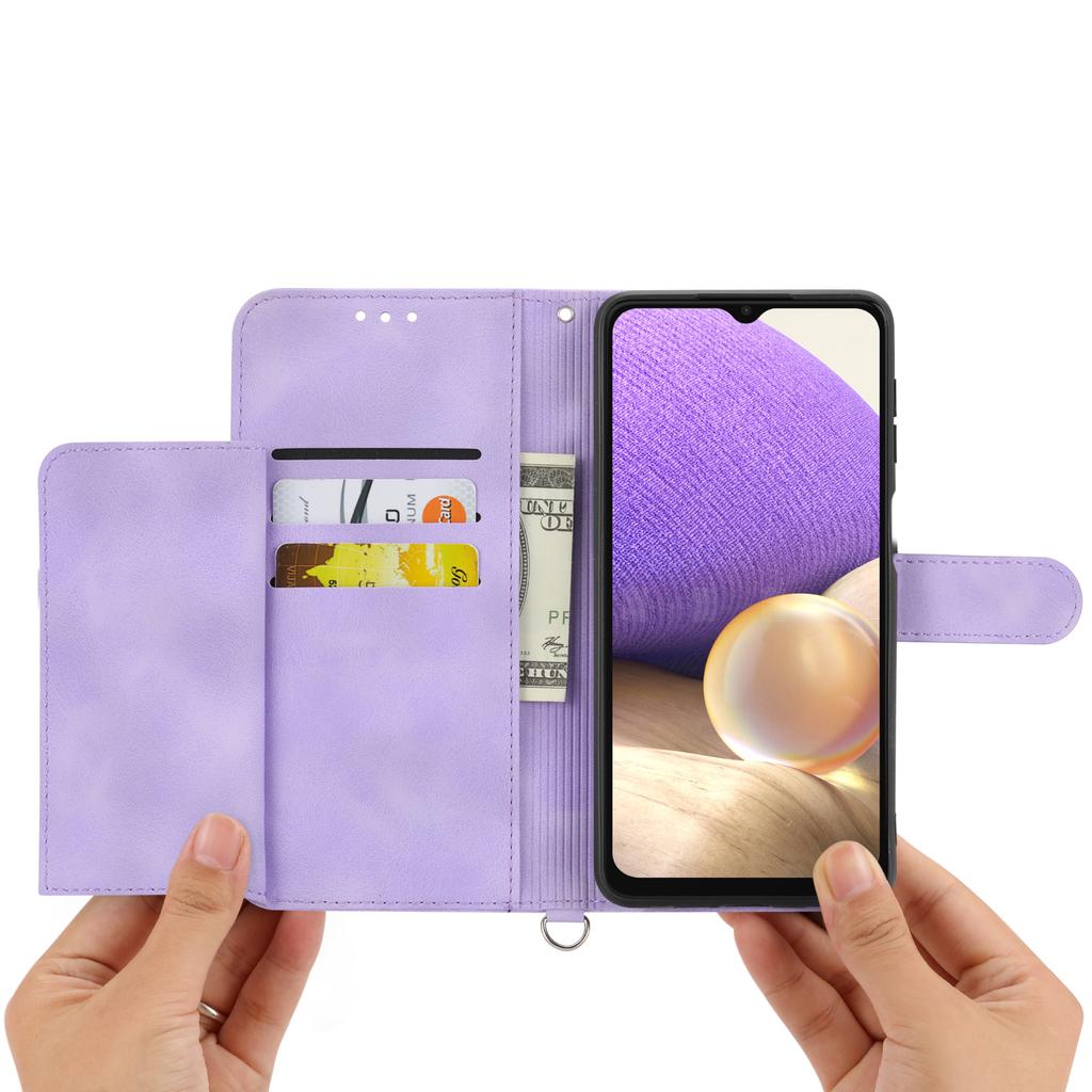 For Motorola Edge 60 Fusion 5G Case Flower Pattern PU Leather Wallet Phone Cover with Strap