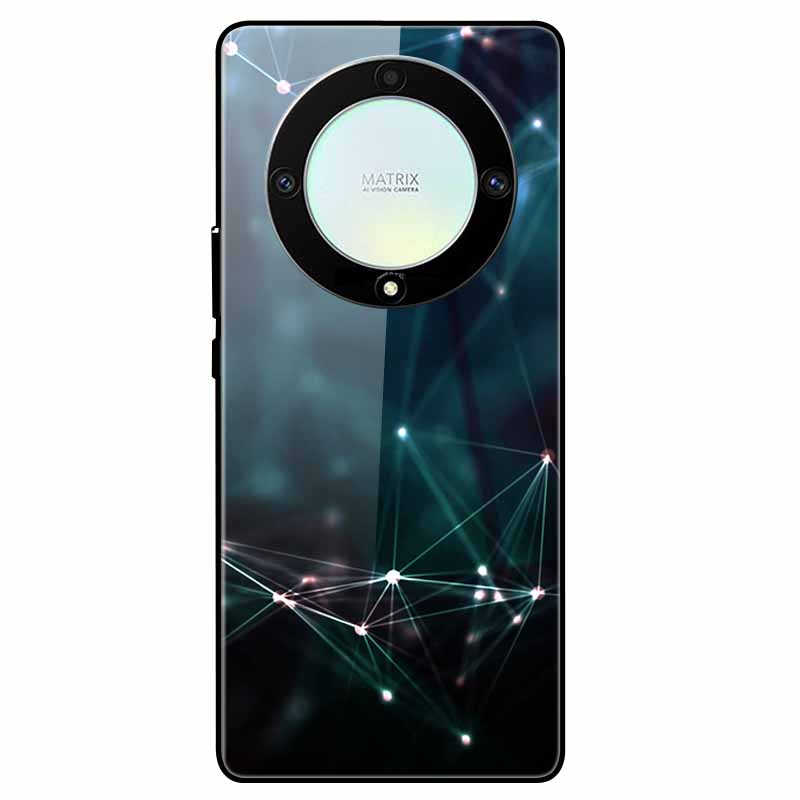 

For Honor Magic5 Lite 5G Case Tempered Glass Wolf Cats Hard Covers for Huawei Honor Magic 5 Lite 5G X9A Magic5lite Protective Magic5 Lite 5G