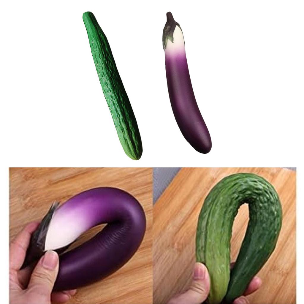 Authentic Vegetable Props Hotel Pastoral Photography Artificial Eggplant Ornament Perfect for Photography and Decoration