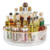 Multifunctional Rotating Kitchen Spice Rack Countertop Seasoning Storage Organizer All-Purpose for Home Kitchen