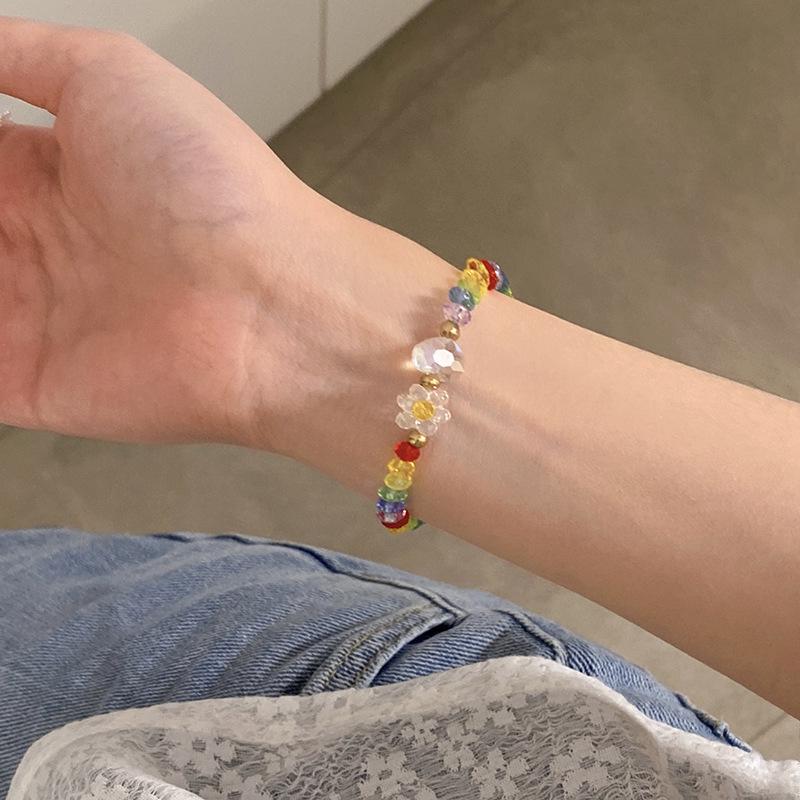 

Жіночий браслет з кристалами «котяче око» та метеликом, з імітацією місячного каменю - Елегантний дизайн у китайському стилі