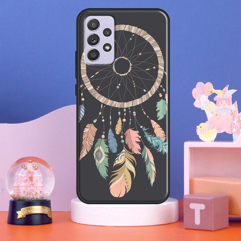 Dream Catcher Feather Wolf Case For Samsung Galaxy A53 A33 A73 A13 A50 A51 A71 A12 A22 A32 A52 A72 A21S A52S Cover