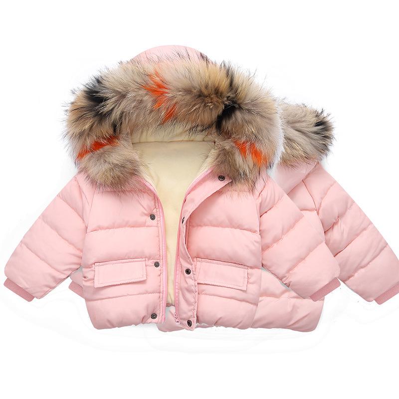 2024 Winter Korean Style Cotton-Padded Jacket for Girls and Boys (1-7 Years)