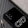C-R-7 Dark Football Phone Case For Samsung Galaxy A57 A56 A37 A55 A36 5G A26 A54 A52 A35 A34 A25 A17 A16 A15 A07 A06 Soft Cover