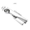 Baking Tools Cookie Dough Scoop Set Stainless Steel Ice Cream Scoop with Trigger Release for Making 4/5/6 Cm Round Pastries