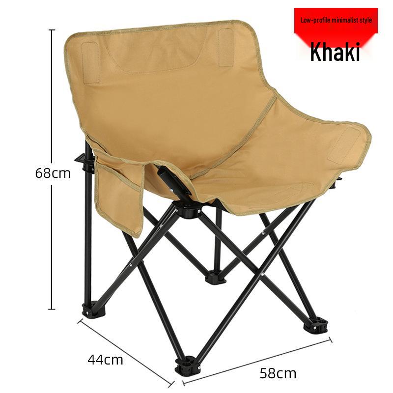 Portable High Back Outdoor Moon Chair for Camping and Beach
