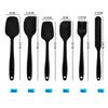 Food Grade Non Stick Heat Resistant Spatulas Turner for Cooking, Baking, Mixing - 6 Pieces Silicone Spatula Set, Baking Tools