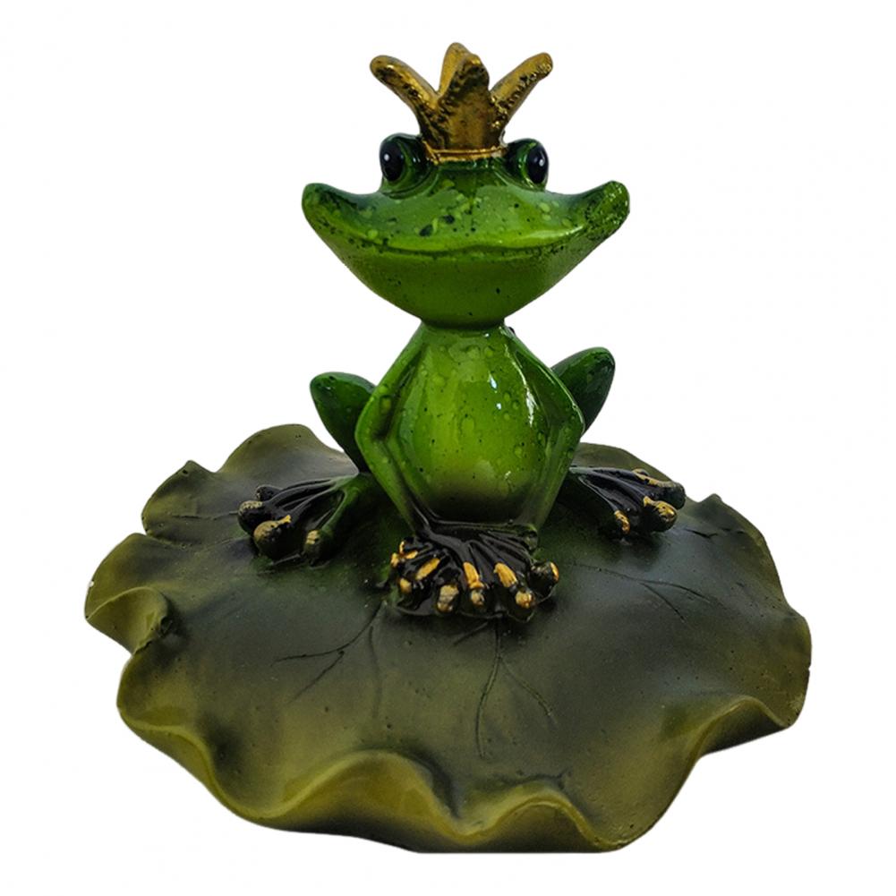 Resin Frog Garden Decoration Exquisite Frog Gift Resin Floating Frog Decoration for Outdoor Garden Pond Swimming for Balcony