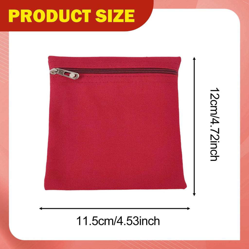 Sew in Side Pocket with Zipper Lightweight Easy Installation Phone Pouch Sturdy Canvas Coat Inside Pockets Secure Invisible