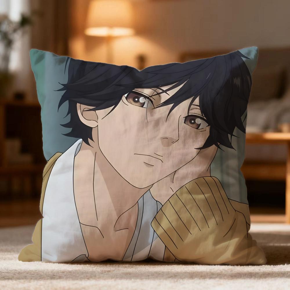 Popular AAo Haru Rideer Cushion Cover Soft Washable Pillow Case Multi-Scene for Couch Bed Travel Office Use