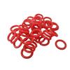 100Pcs Pigeon Bird Foot Rings 8mm Pigeon Identification Foot Rings for Quails Pigeons Clip Rings Bird Appliances Pet Supplies