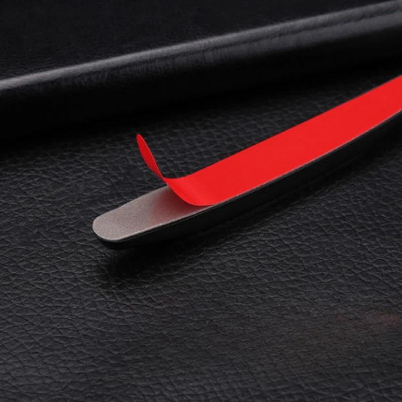 4/8/16Pcs Car Door Protector Guard Strip Scratch Protector Car Rubber Bumper Stickers Auto Door Edge Protection Car Decoration Interior Mirrors 6