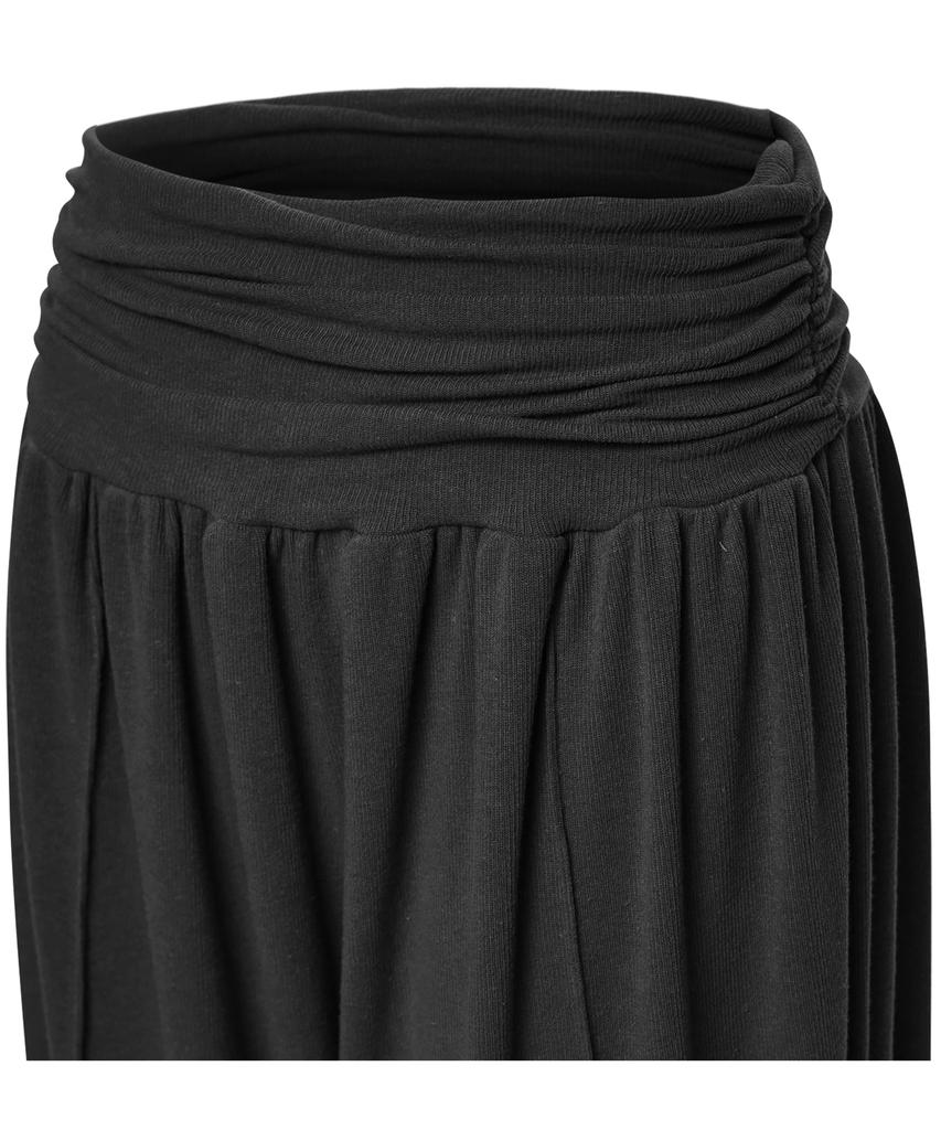 Peulleeoeob Wide Capri Pants (Fl-270_Black)