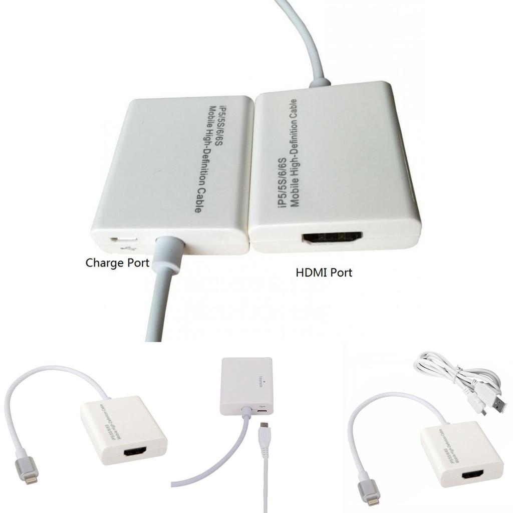 Cavo Adattatore Apple Lightning a HDMI con Nucleo in Rame per Mirroring dello Schermo e Streaming Video HD