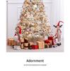 Snowfall White Flocked Christmas Tree - 1.2/1.5/1.8/3m Bare Tree for Home Decoration