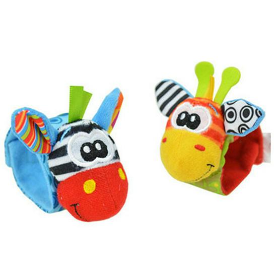

Sozzy Baby Wrist Rattle Socks - Jingle & Crinkle Plush Infant Toy