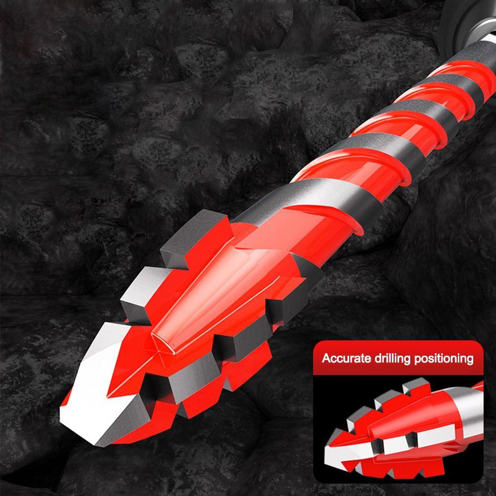 Skewed Head Eccentric Drill Bit Serrated Hexagonal Shank Drill Bit Set  Drilling Tool