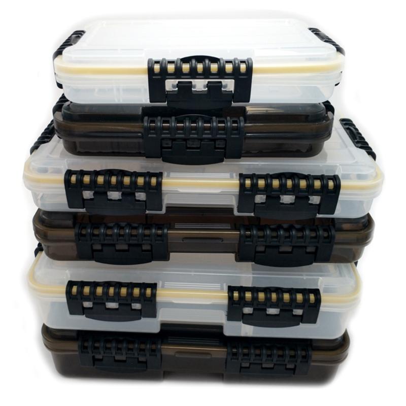 Waterproof Tackle Box Fishing Tackle Container Box Fishing Storage Box Fish Lures Organizers Box with Removable Dividers