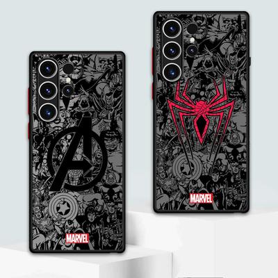 Marvel Superhelden Hülle für Samsung Galaxy S22 S24 Plus S23 Ultra S23 FE S20 FE S21 S9 S10 Plus Rückseite Silikonhülle Weich
