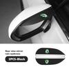 AAABQ1 For Skoda 2PCS Soft Rubber Rearview Mirror Rain Eyebrow Styling Accessories Fabia Kamiq Superb Scala Enyaq-iV MK3 VisionS Yeti