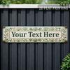Vintage Custom Metal Sign DIY Plaque Wall Decor Gate Door Fence Porch Yard Decoration Only