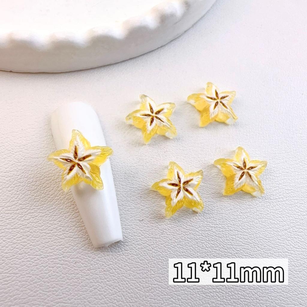 New Simulation Fruit Resin Slices Nail Art Accessories Mini Cute Flat Decoration Phone Case Hairpin Nails
