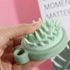 Comfortable Hair Washing Comb Pink Scalp Massage Brush Silicone Shampoo Brush  Bath SPA