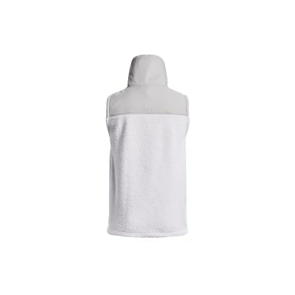 Under Armour Color Block Casual Stand Collar Sleeveless Vest Women Vests White 1366057-014