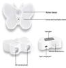 Rechargeable LED Butterfly Night Light with Body Sensor & Magnetic Attachment for Bedrooms