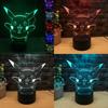 Fengslende Pokemon Pikachu Nattlampe Perfekt for Soverom og Stueinnredning 3D LED med 7 Farger