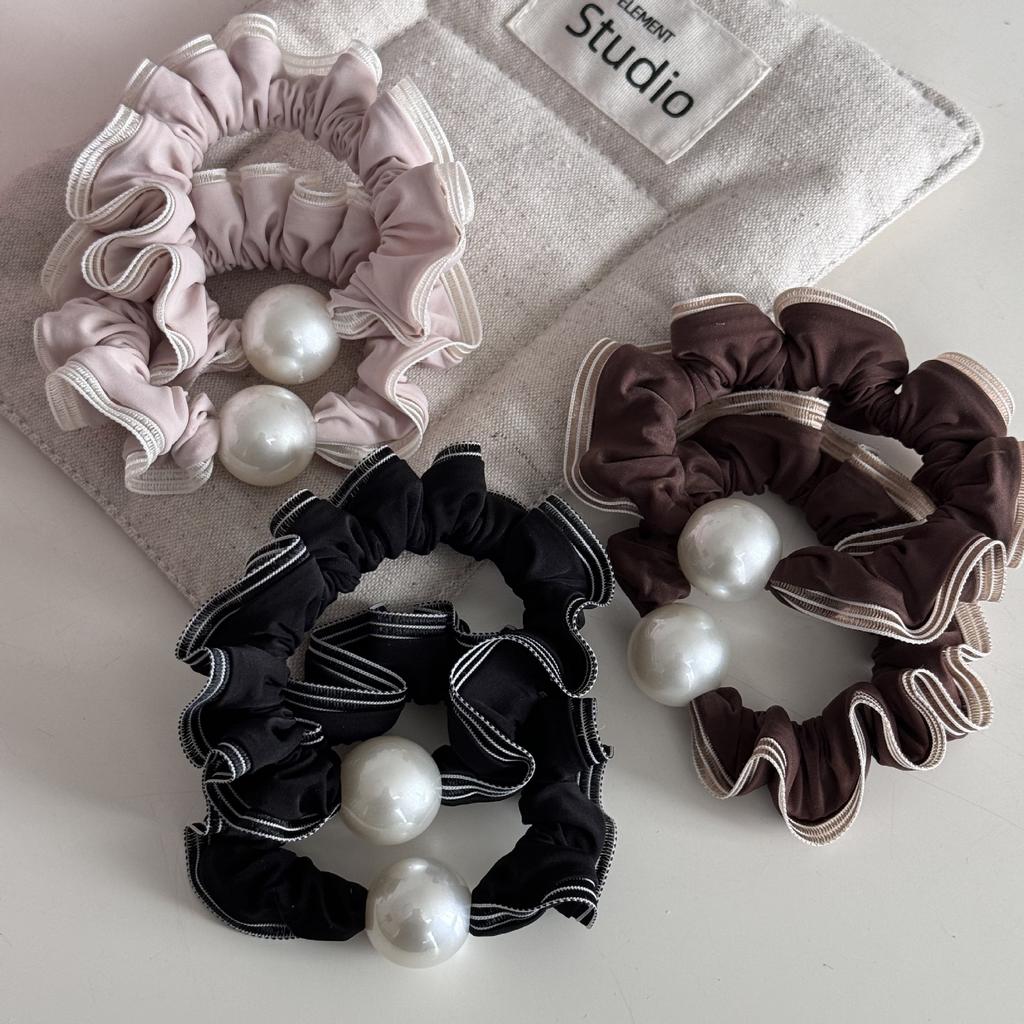 Hair Accessories Ties Band Rubber Elastic for Girls Women Korean Scrunchie Pearl Vintage  Popular Leading Fashion Sweets New