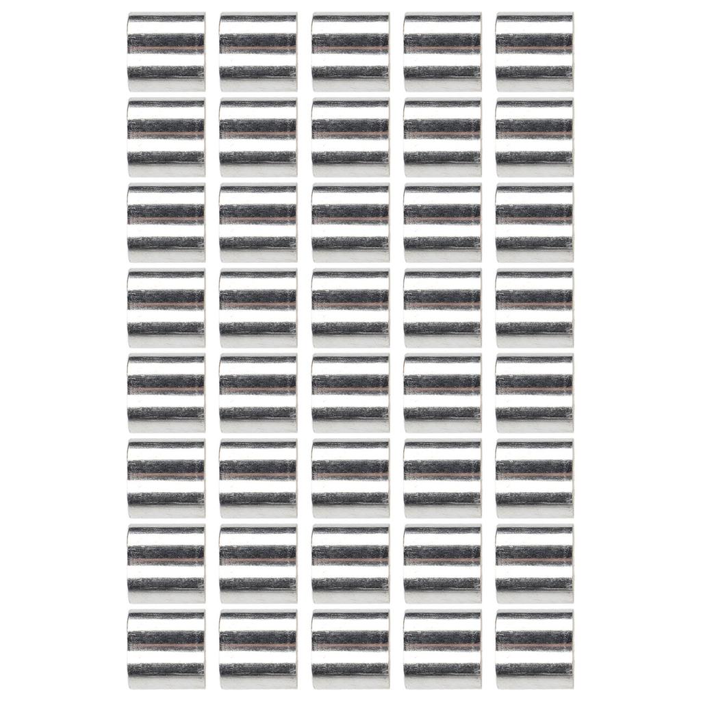 40pcs Bearing Spacers Skateboard Hardware Accessory for Longboards Skateboards Repair Rebuilding Silver