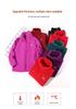 Cross-Season Fleece Jacket with Lining, Loose-Knit Cardigan, Casual Sweatshirt, Stand Collar for Middle-Aged and Elderly.