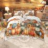 Homewish Harvest Pumpkin Duvet Cover Set Happy Fall'Y All Bedding Set Thanksgiving Theme Bed Set Room Decor