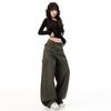 Women's Wide-Leg Jeans – New Autumn Design, Multi-Pocket, Loose Fit, Casual Workwear