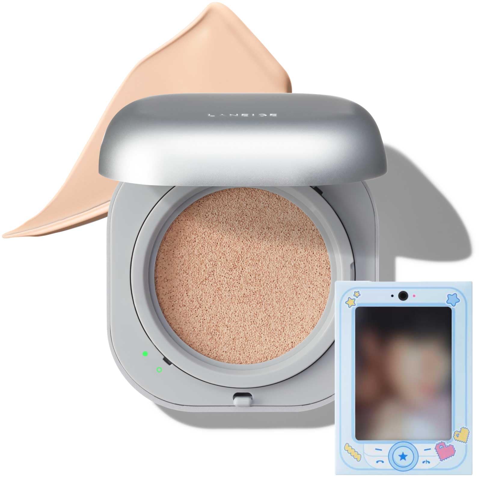 [Photobook Included] Laneige Neo Cushion The Matte 21C Cool Beige Foundation - Cushion Foundation, Semi-Matte, Sunscreen, Korean Cosmetics