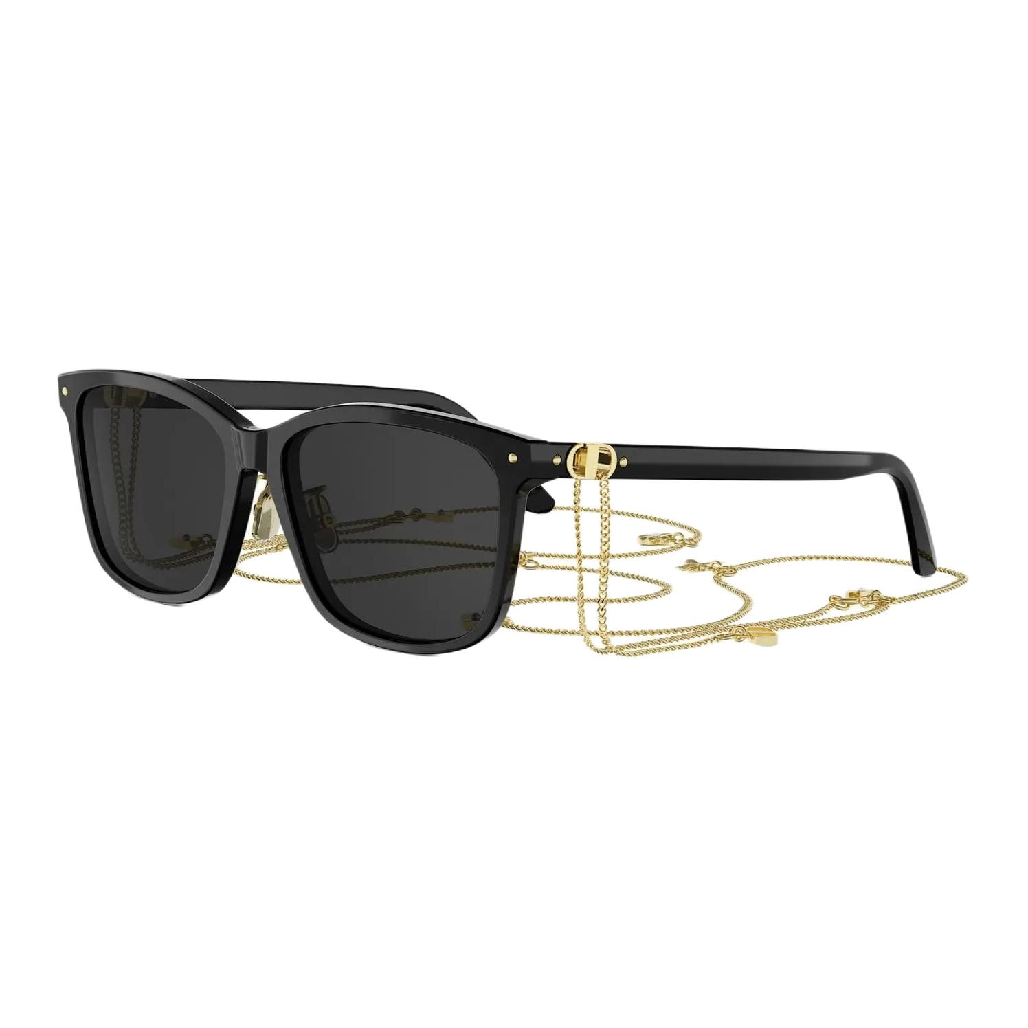 

Dior Unique Original Design Irregular Shape Sunglasses Unisex sunglasses Black PETIT-CD-S2F-Y-10A0 57,Black
