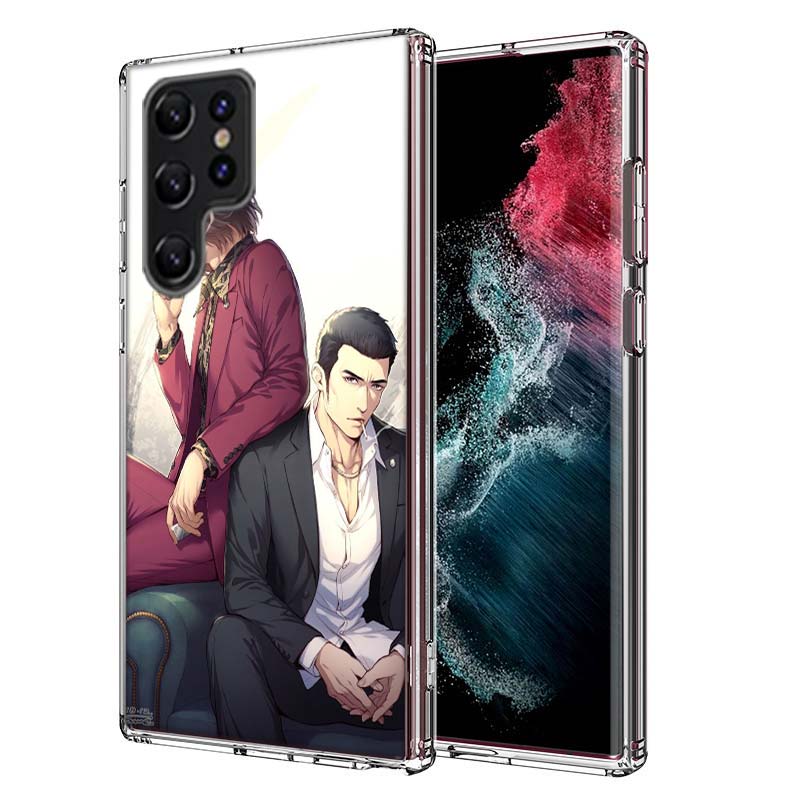 Yakuza 0 Game Capa Phone Case For Samsung S26 Ultra S25 Edge Galaxy S23 S21 S20 S24 FE S22 S10 Plus Cover Clear TPU Shell Coque
