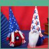 Charmante amerikanische Flaggen-Gnom-Figur für den Unabhängigkeitstag Feiertags-Heimdekoration