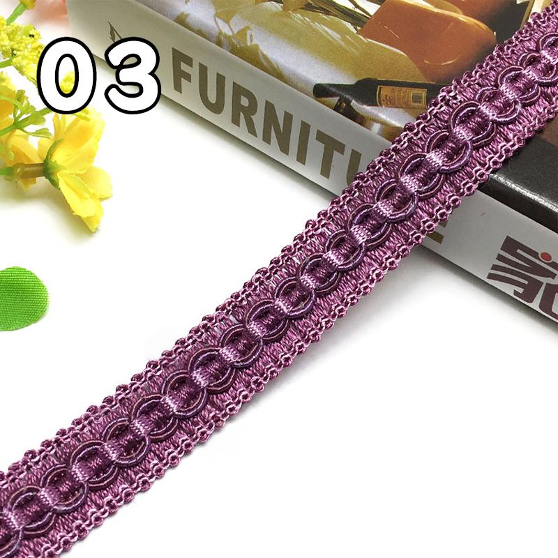 Ruban de Garniture en Dentelle de 11,5 Mètres de Longueur, 2 cm de Largeur, Bordure à Franges, Textile de Maison, Fait Main DIY, Couture, Rideau, Canapé, Accessoires de Vêtement