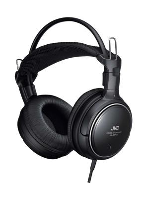 JVC HA-RZ710 Closed-Back Stereo Headphones for Indoor Use (TV & Gaming) with 1.2m + 2.3m Extension Cord