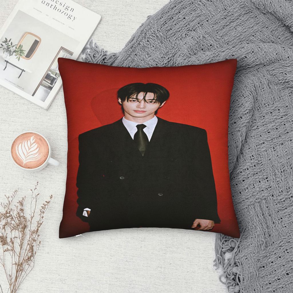 Byeon Woo Seok Pillow Cover Square Cushion Cover Funny Pillow Case For Couch Sofa Bedroom